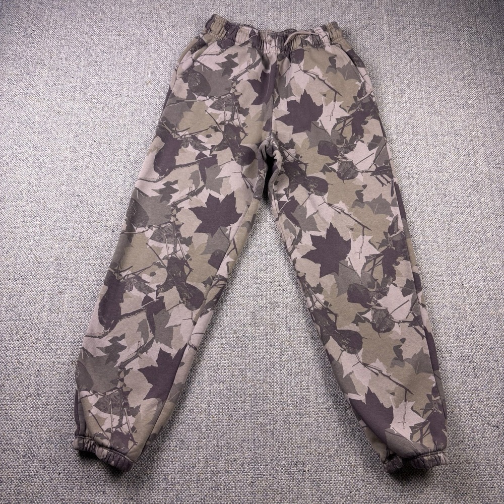 Gap Kids VintageSoft Relaxed Joggers Camo Leaf Print Sweatpants Size XXL